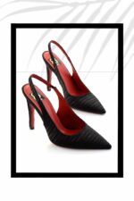 کفش پاشنه بلند کلاسیک زنانه بامبی Bambi با کد TYCPRN667N170792517764220