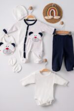 لباس خروجی بیمارستان نوزاد پسرانه  Babydonat با کد P601S5184