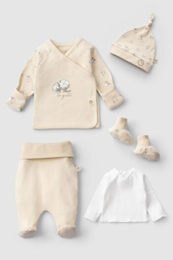 لباس خروجی بیمارستان نوزاد پسرانه – دخترانه ذوق کوچولو Little Gusto با کد 813SET