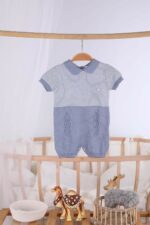 رامپر و سرهمی نوزاد پسرانه بیبی هولا Babyhola با کد 5502