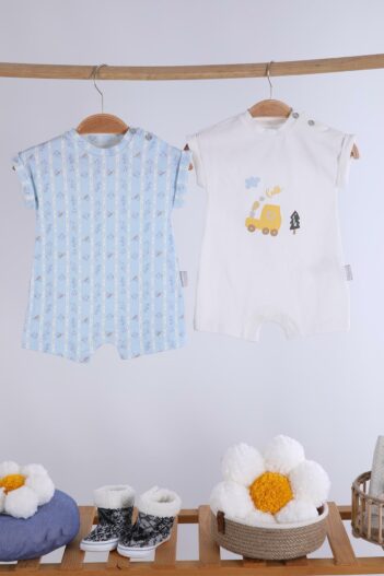 رامپر و سرهمی نوزاد پسرانه بیبی هولا Babyhola با کد 13649