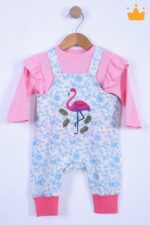 رامپر و سرهمی نوزاد دخترانه بیبی هولا Babyhola با کد EF-23388