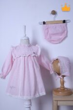 لباس نوزاد دخترانه بیبی هولا Babydola با کد 13509