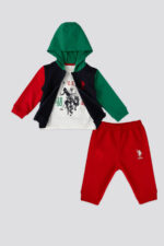 ست نوزادی پسرانه  U.S. Polo Assn. با کد USB1826-C