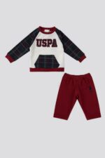 ست نوزادی پسرانه  U.S. Polo Assn. با کد USB1567-B