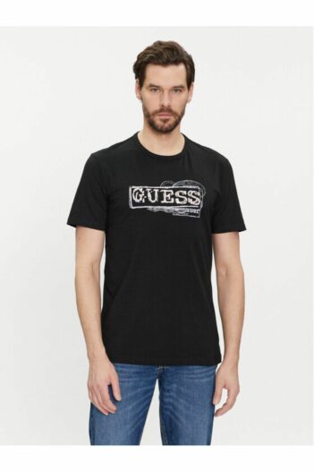تیشرت مردانه گس Guess با کد M4GI26J1314-JBLK