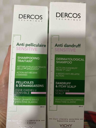 شامپو ویشی اورجینال Vichy 3337871323394 Dercos Anti Dandruff Anti-Dandruff Shampoo 200 ml - Sensitive Scalp photo review