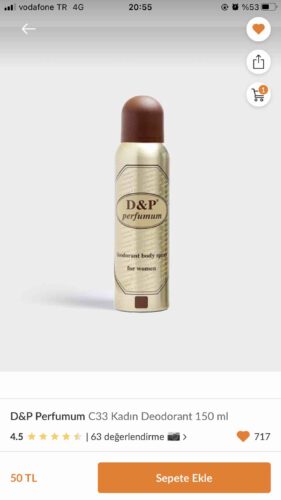 دئودورانت - رول آن دی اند پی پرفیوم اورجینال D&P Perfumum 869854402651 C33 Women's Deodorant 150 ml photo review