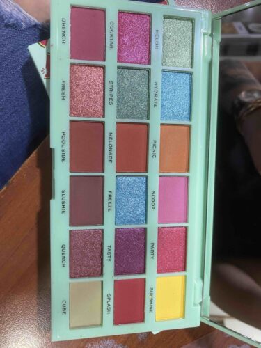 سایه چشم من رولوشن قلبم اورجینال I Heart Revolution GELMEDENAL_127 Eyeshadow Palette Watermelon - I Heart Revolution Tasty Watermelon photo review