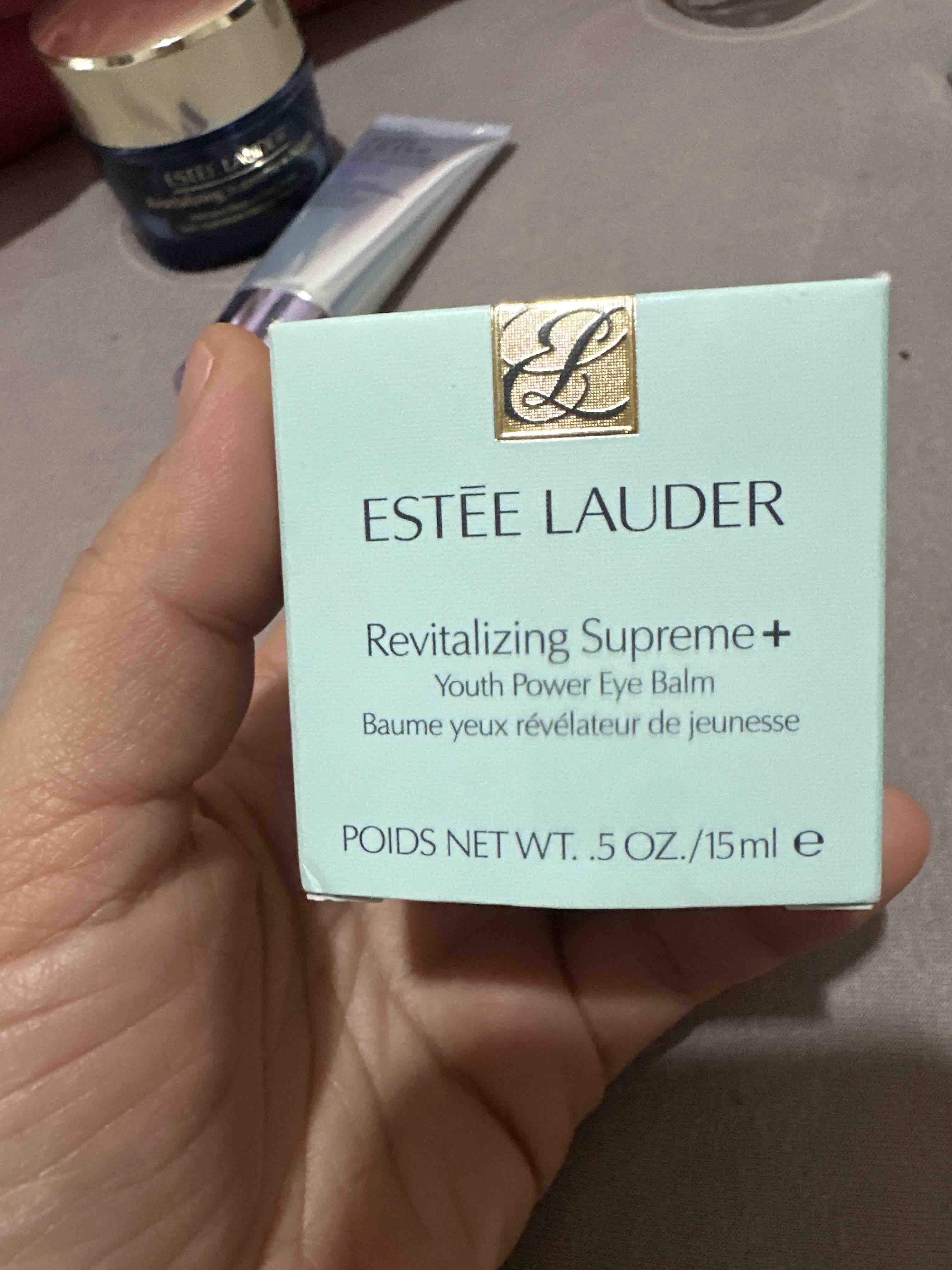 کرم چشم استی لادر اورجینال Estee Lauder 887167539587 Revitalizing Supreme Eye Balm Multi-Purpose Anti-Aging Eye Cream 15ml Hyaluronic Acid, Collagen photo review