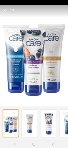 کرم دست آوون اورجینال Avon MPACK3138 Care Vitamin E and Blueberry Hand Cream Package with Glycerin and Almond Milk, Vanilla photo review