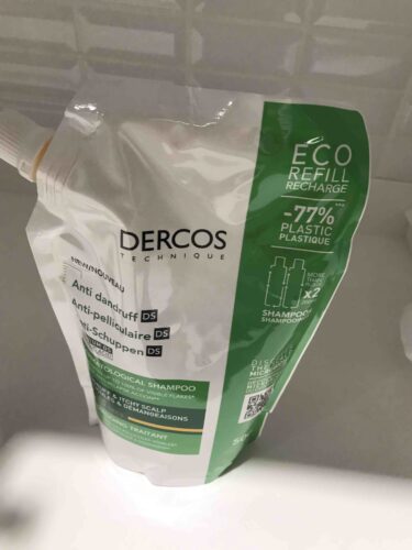 شامپو ویشی اورجینال Vichy 3337875787208 Dercos Anti-dandruff Anti-Dandruff Care Shampoo, Dry Hair, Refill Package 500 ml photo review