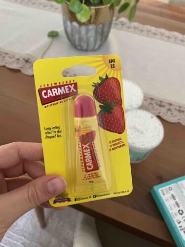 مراقبت از لب کارمکس اورجینال Carmex 83078001902 Strawberry Lip Balm 10g photo review