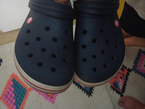 دمپایی کراکس اورجینال Crocs 11016-410 Crocband Unisex Navy Blue Slippers photo review