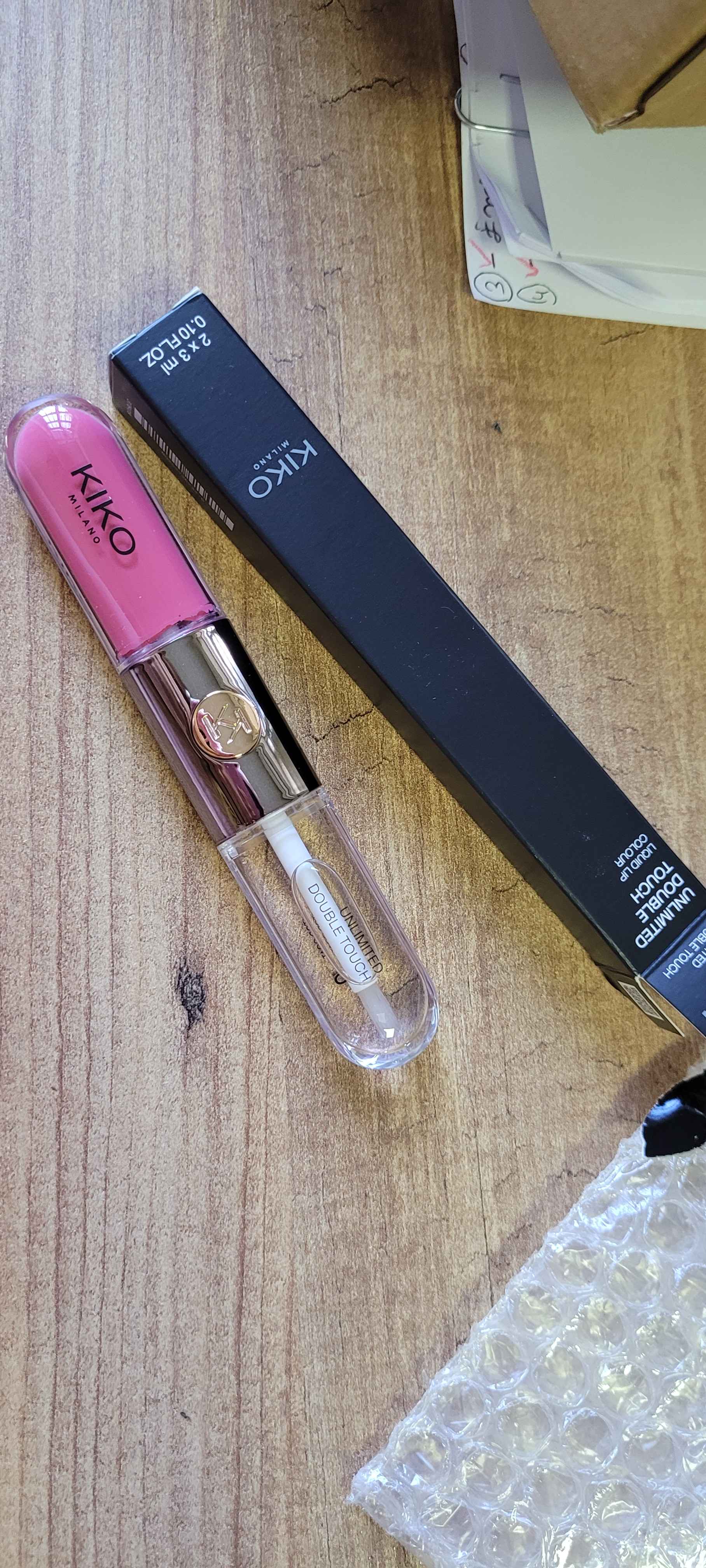 رژ لب کیکو اورجینال KIKO KM00201023 Liquid Lipstick - Unlimited Double Touch 119 Rhododendron Pink 6 ml 8025272623476 photo review