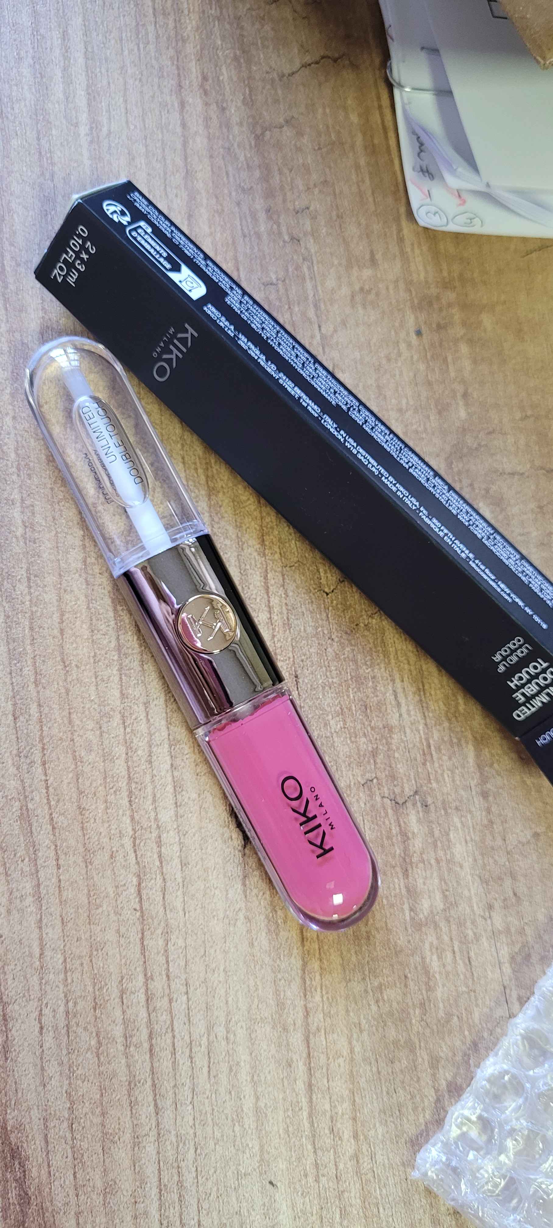 رژ لب کیکو اورجینال KIKO KM00201023 Liquid Lipstick - Unlimited Double Touch 119 Rhododendron Pink 6 ml 8025272623476 photo review