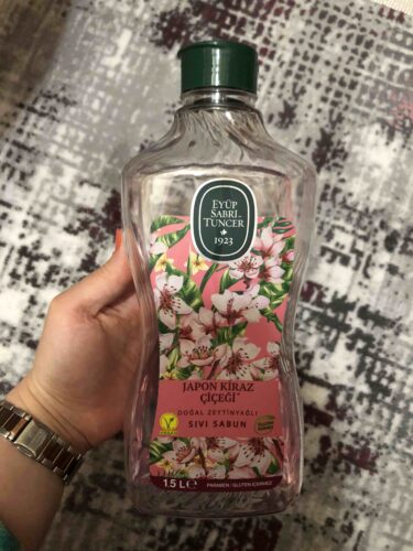 صابون مایع ایوپ صبری تونسر اورجینال Eyüp Sabri Tuncer 101806 Japanese Cherry Blossom 1.5lt Liquid Soap with Natural Olive Oil, Japanese photo review