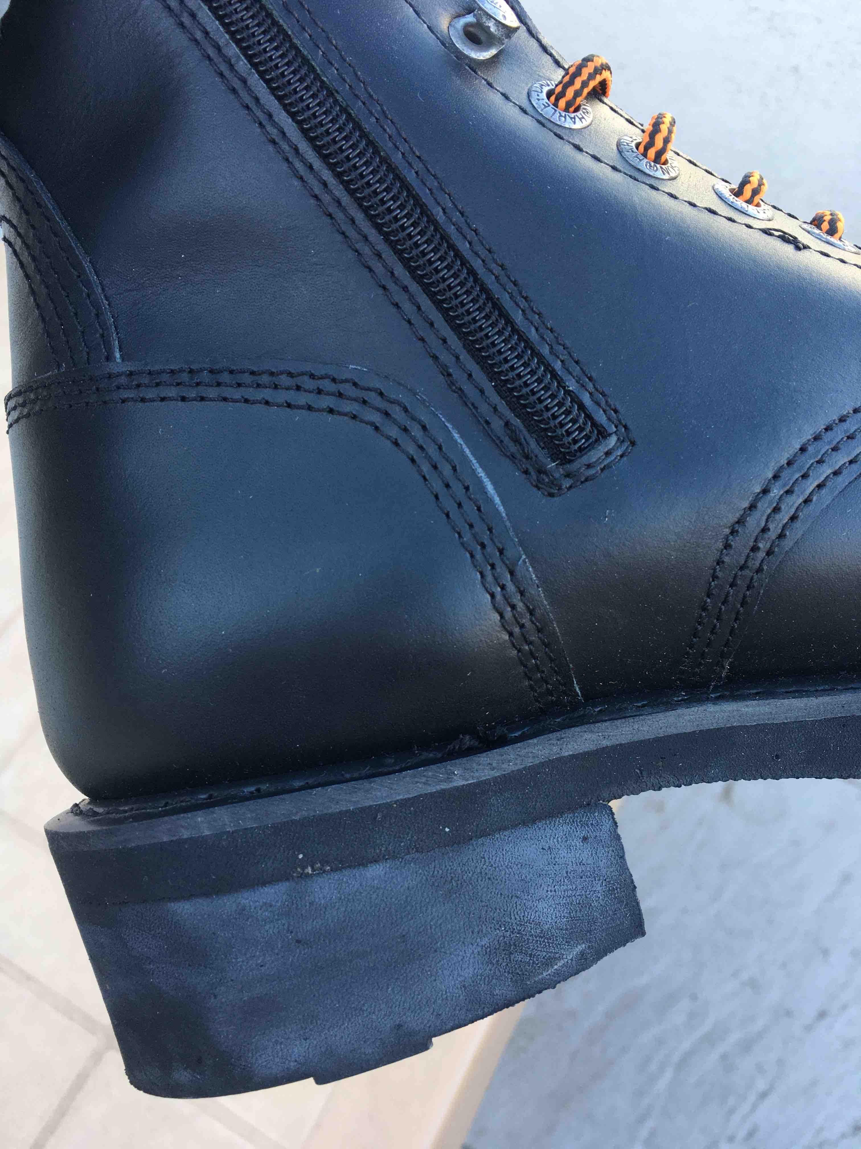بوت هارلی دیویدسون اورجینال Harley Davidson HD17770700 Black Leather Men's Boots & Bootie Hd1777070003 photo review