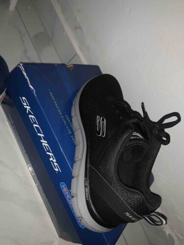 کفش پیاده روی اسکیچرز اورجینال Skechers AST06904 Track - Broader Men's Black Sports Shoes 232698tk Bkcc photo review