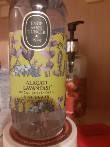 صابون مایع ایوپ صبری تونسر اورجینال Eyüp Sabri Tuncer 85441 Alaçatı Lavender Natural Olive Oil Liquid Soap 500 ml photo review