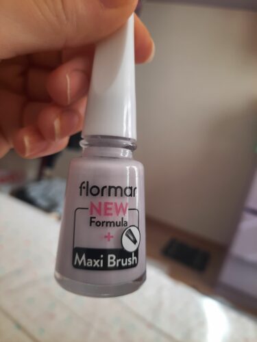 لاک ناخن فلورمار اورجینال Flormar 015464 Classic Shiny Finish High Pigment Nail Polish - Nail Enamel -464 Lavender Love New- 8682536036184 photo review