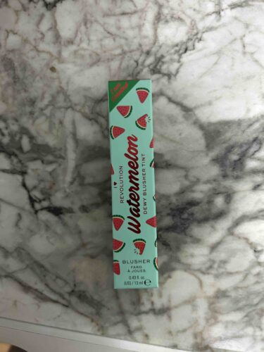 رژگونه من رولوشن قلبم اورجینال I Heart Revolution  5057566587310 I Heart Rev. Watermelon Dewy Tint Blush Juicy photo review