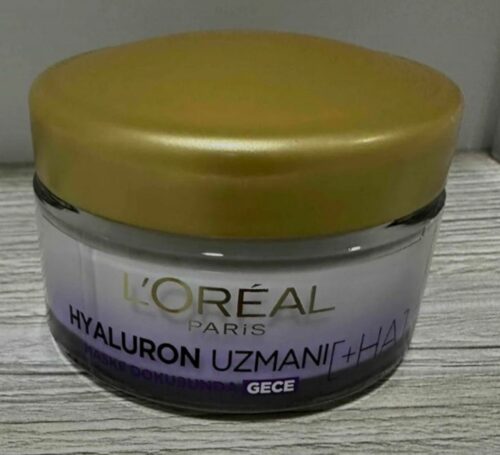 کرم صورت لورآل پاریس اورجینال L'Oreal Paris 3600523775637 L'oréal Paris Hyaluron Expert Skin Plumping Moisturizing Night Cream 50 ml photo review