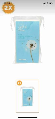 پنبه واتسون اورجینال Watsons SETW096 Square Makeup Removal Cotton 150 60 Pieces photo review