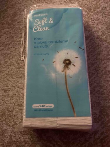 پنبه واتسون اورجینال Watsons SETW096 Square Makeup Removal Cotton 150 60 Pieces photo review