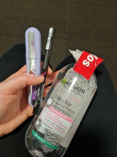 ست آرایشی میبلین نیویورک اورجینال Maybelline New York PKTFLSSRRLHYPRPRS Falsies Surreal Mascara & Hyper Precise All Day Eyeliner - 701 Matte Onyx - Matte Black photo review