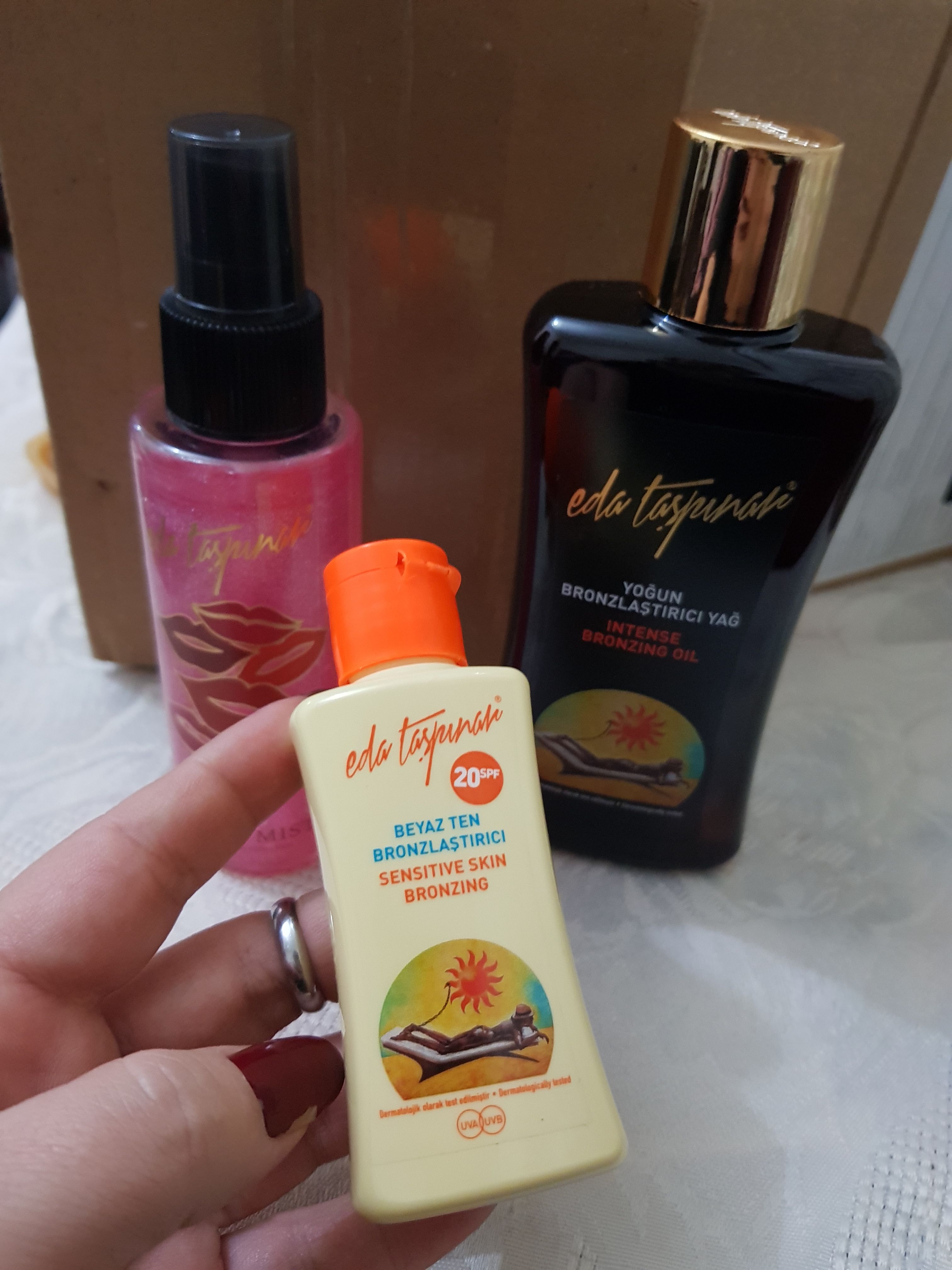 برنز ادا تاسپینار اورجینال Eda Taşpınar EDA-00148 Travel Size - Mini - 50 Ml - White Skin Bronzer Spf20+ photo review