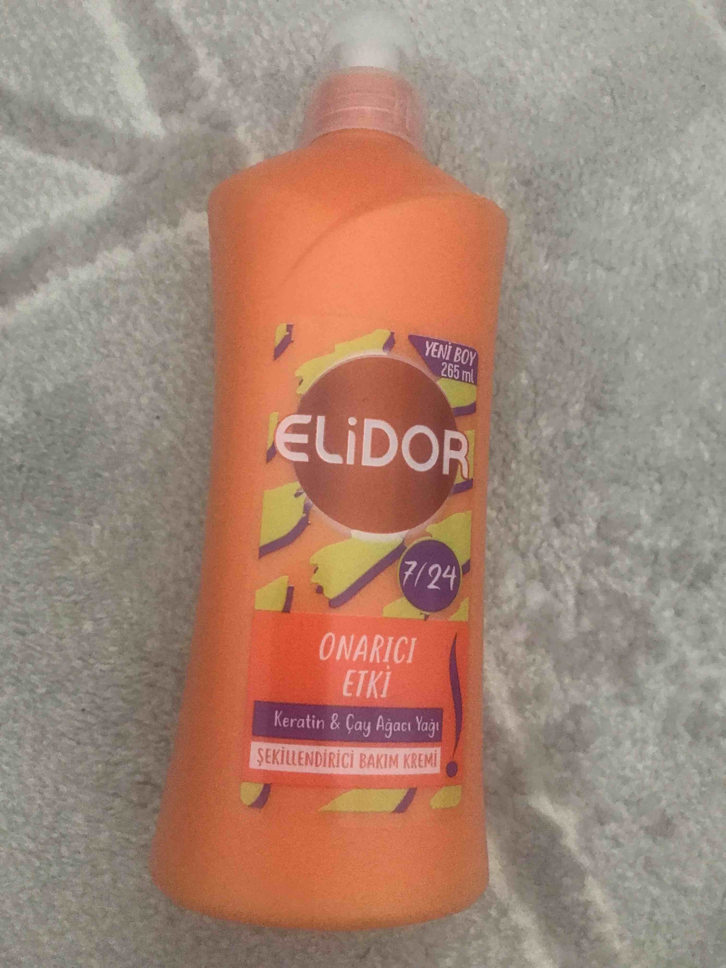 نرم کننده مو الیدور اورجینال Elidor 8683130039489 24/7 Styling Hair Care Cream Repair Effect Keratin & Tea Tree Oil 265 ml photo review