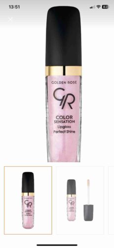 رژ لب گلدن رز اورجینال Golden Rose RGCS Color Sensation Lipgloss No: 101 Light Pink - Colorful Lip Gloss - 8691190704018 photo review