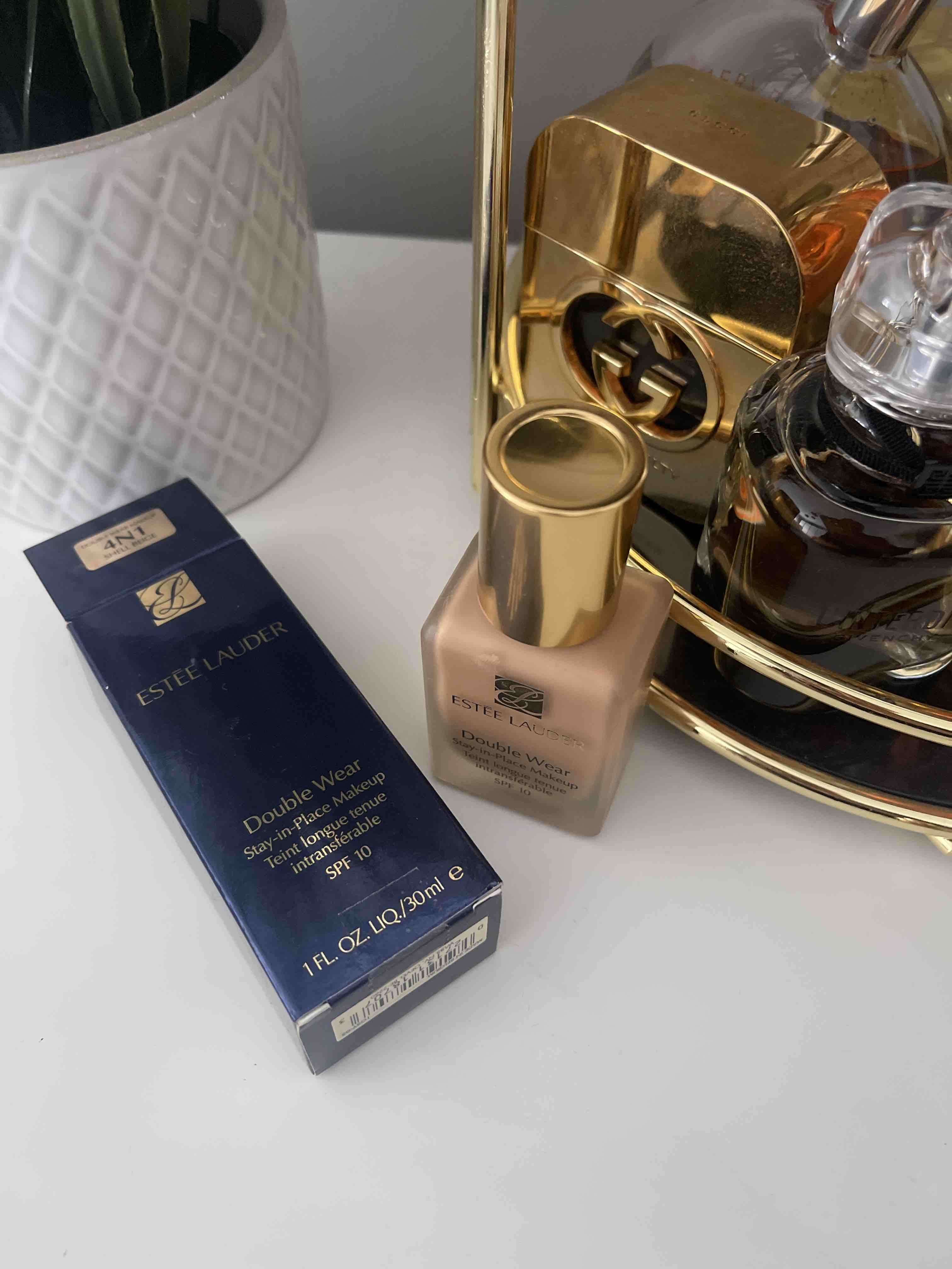 فاندیشن استی لادر اورجینال Estee Lauder 3894 Natural and Matte Finish - Double Wear Stay-in-Place Foundation SPF 10 (4N1 Shell Beige) - 30 ml photo review