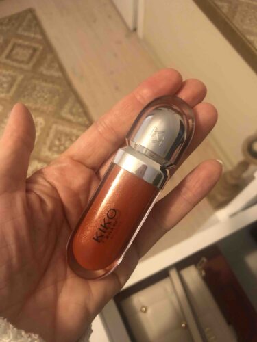 براق کننده لب کیکو اورجینال KIKO KM000000188034B Lip Gloss - 3d Hydra Lipgloss 34 Pearly Blood Orange photo review