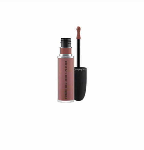 رژ لب ماک اورجینال Mac 75919 Powder Kiss Lightweight Powdered Matte Finish Lipstick - Over The Taupe 5 ml photo review