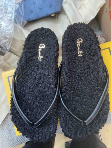 دمپایی بامبی اورجینال Bambi K046651521 Black Women's Slippers K04665152109 photo review