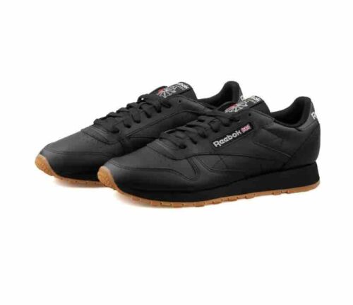 اسنیکر ریبوک اورجینال Reebok GY0954 Classic Leather Gy0954 Rubber Sole Unisex Casual Shoes Black photo review