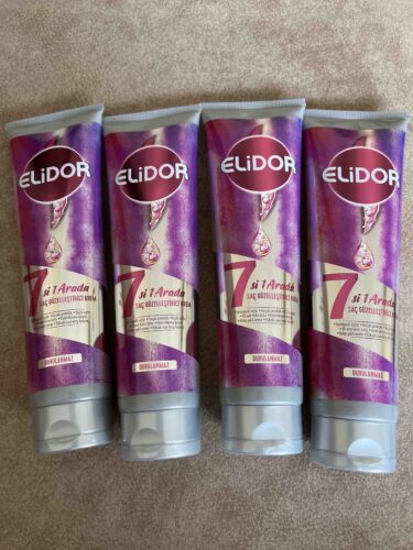 نرم کننده مو الیدور اورجینال Elidor SET.UNİ.1761 7 in 1 Hair Beautifying Care Cream Contains Collagen 150 ml photo review