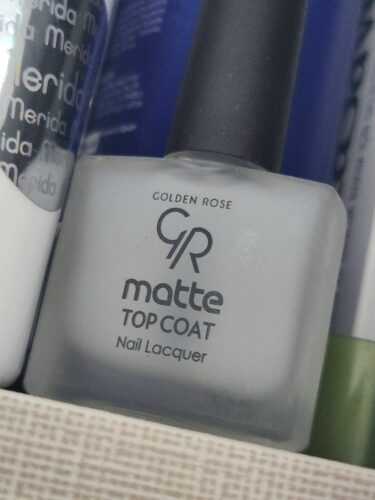 لاک ناخن گلدن رز اورجینال Golden Rose OGMN Matte Top Coat Nail Lacquer - Mattifying Nail Polish - 8691190069827 photo review