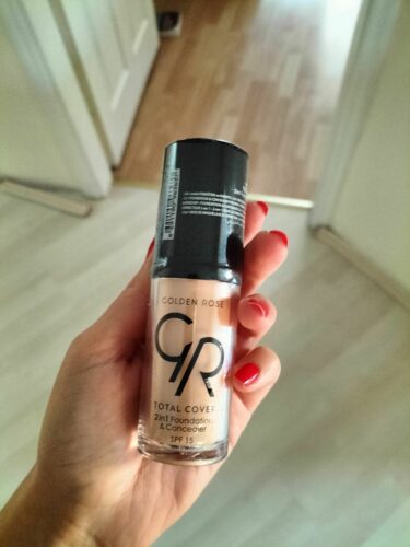 فاندیشن  گلدن رز PHDF Golden Rose اورجینال Total Cover 2in1 Foundation & Concealer No: 03 Almond - Foundation & Concealer - 8691190963637 photo review