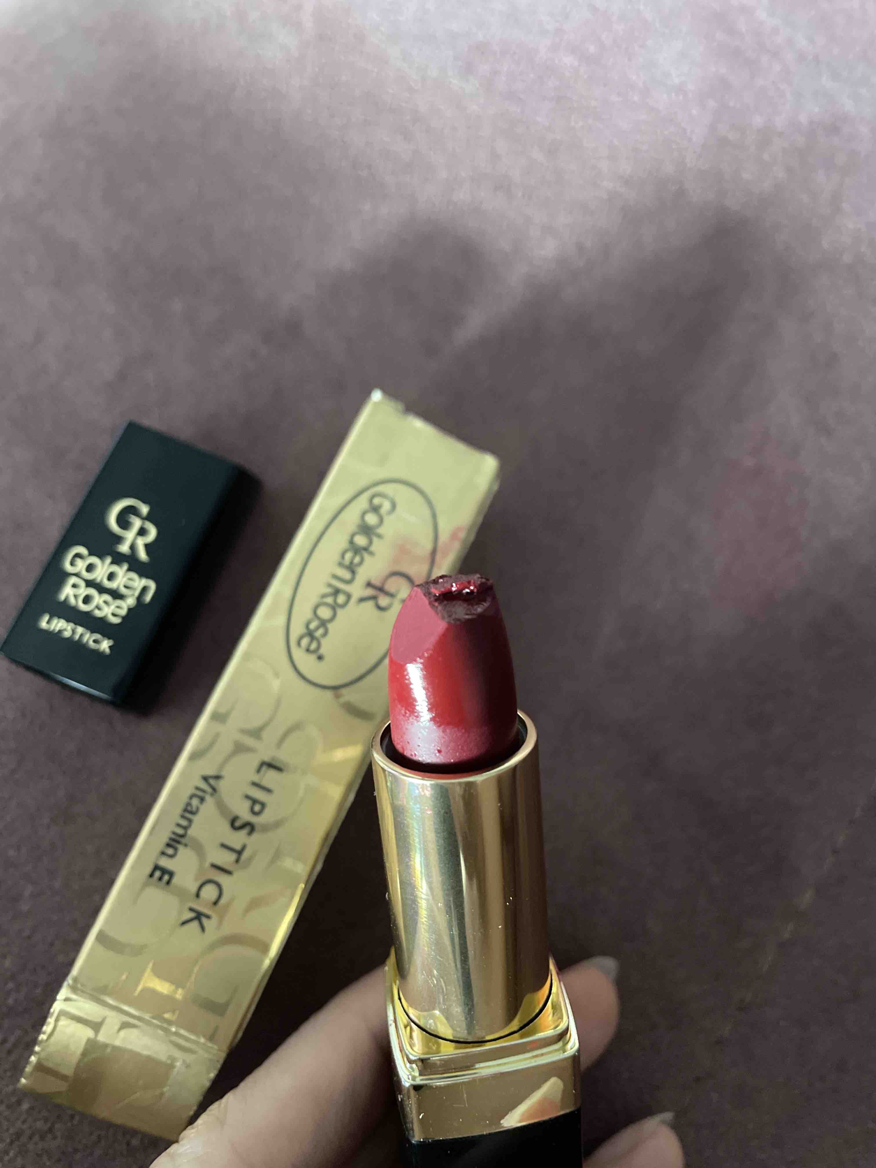 رژ لب گلدن رز اورجینال Golden Rose GRSTNLPSTCK Satin Lipstick No:01 - Lipstick - 8691190397715 photo review