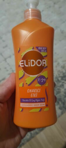 نرم کننده مو الیدور اورجینال Elidor 8683130039489 24/7 Styling Hair Care Cream Repair Effect Keratin & Tea Tree Oil 265 ml photo review