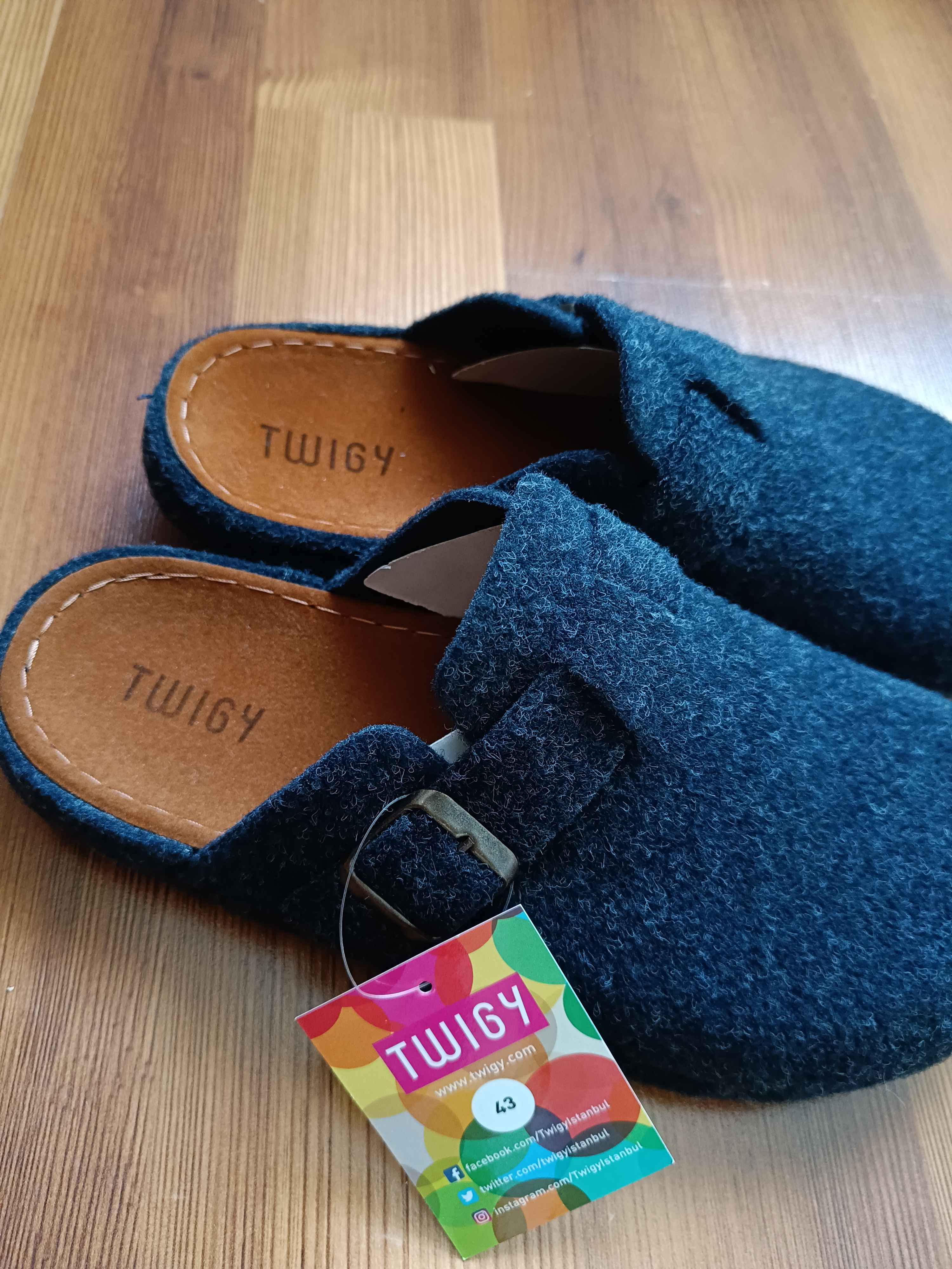 دمپایی خانگی تی ویگی اورجینال Twigy AA0431 Manu Men's House Slippers Navy Blue 41/45 photo review