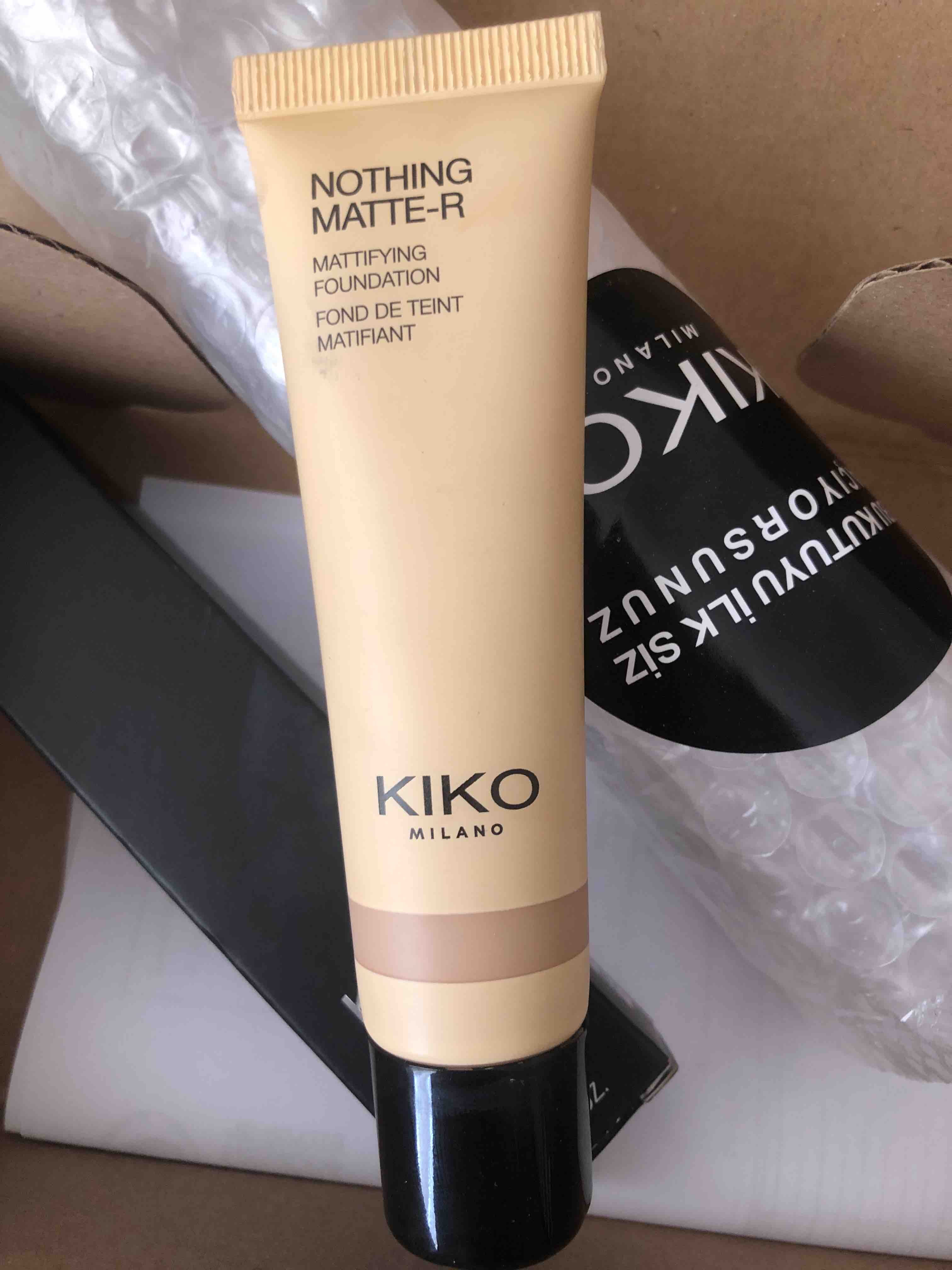 فاندیشن کیکو اورجینال KIKO  KM000000049002B- FOUNDATION - NOTHING MATTER- R MATTİFYİNG FOUNDATION 09 - GOLD photo review
