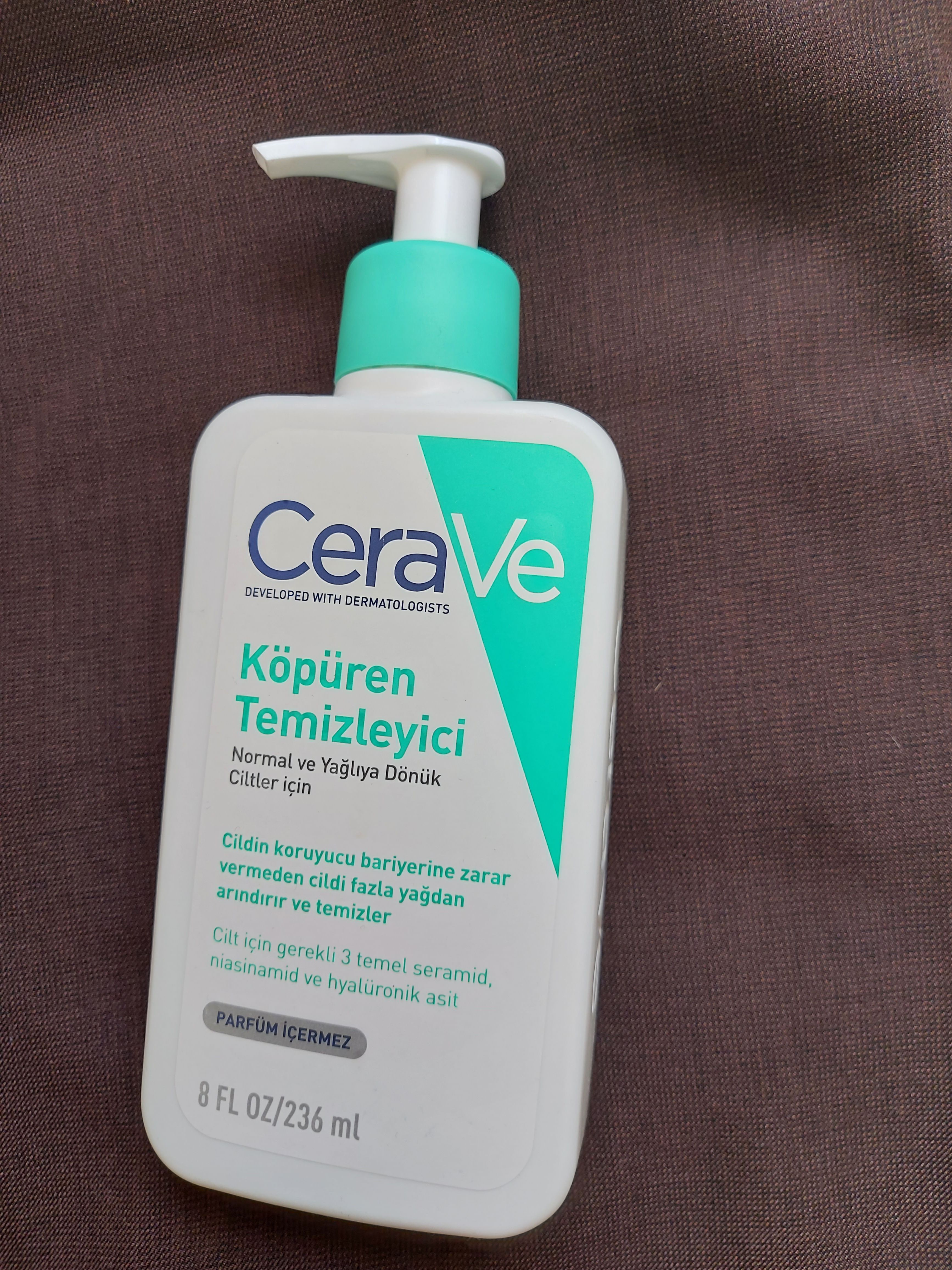 پاک کننده صورت خارجی اورجینال CeraVe 3337875597197 Foaming Cleanser 236ml photo review