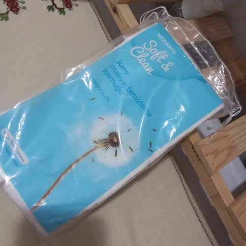 پنبه واتسون اورجینال Watsons SETW096 Square Makeup Removal Cotton 150 60 Pieces photo review