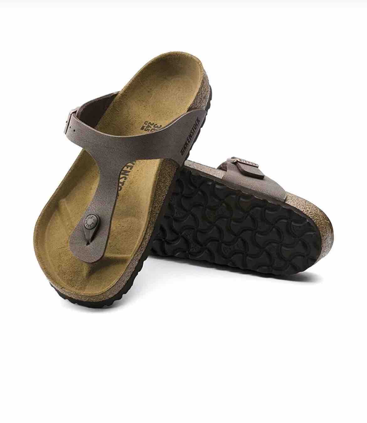 دمپایی بیرکن استاک اورجینال Birkenstock 43751 Gizeh Brown Slippers 00043751 photo review