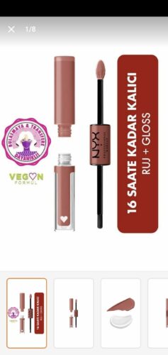 براق کننده لب پروفشنال میکاپ اورجینال NYX Professional Makeup SHNLDLPGLS Shine Loud High Shine Lip Color Magic Maker - Lip Gloss photo review