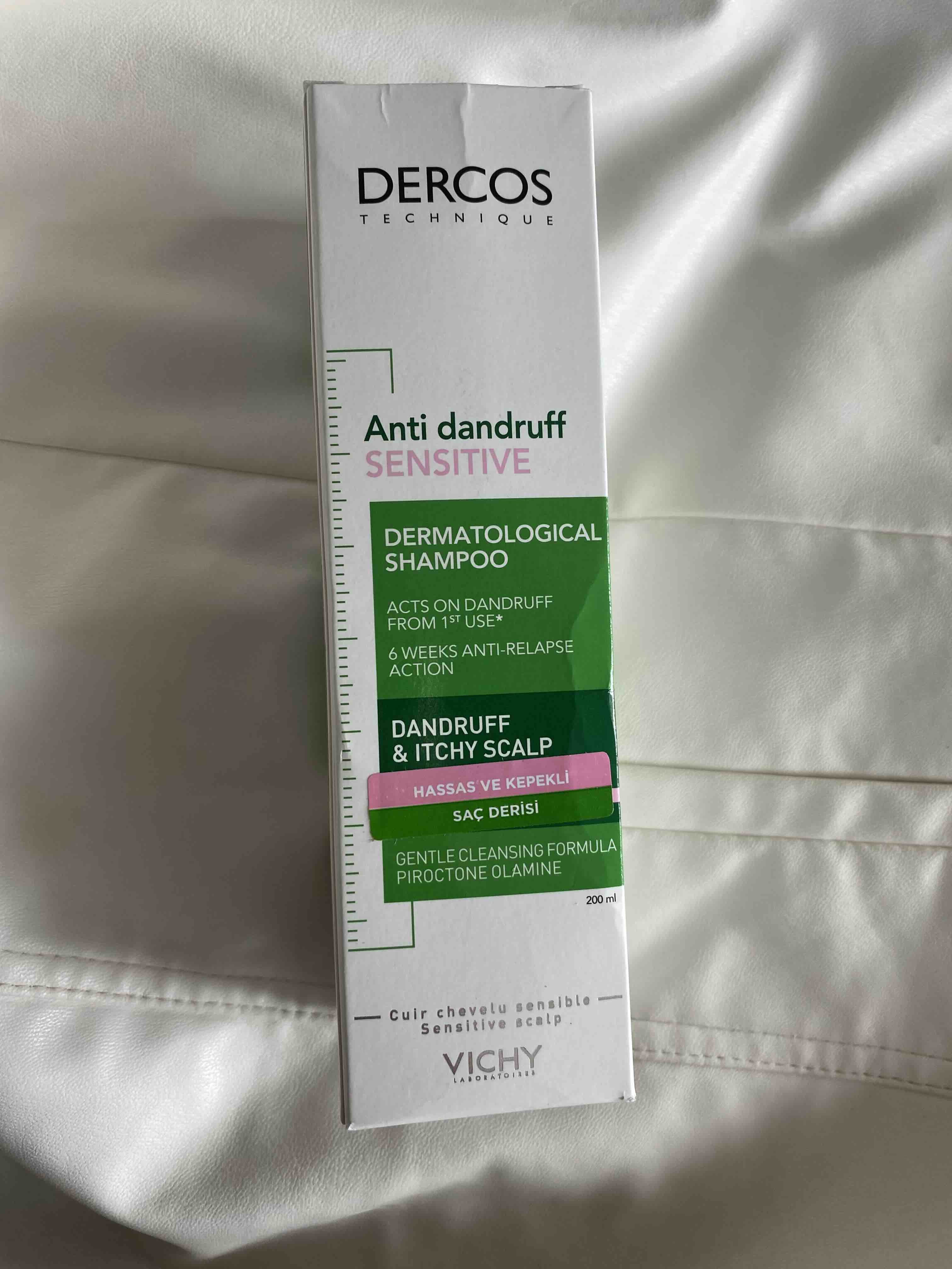 شامپو ویشی اورجینال Vichy 3337871323394 Dercos Anti Dandruff Anti-Dandruff Shampoo 200 ml - Sensitive Scalp photo review